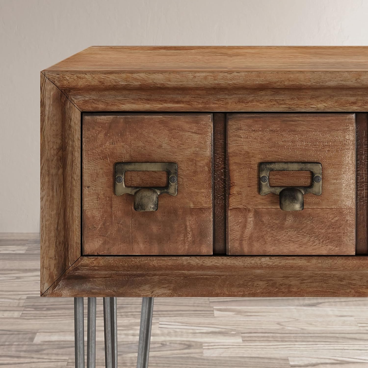 Jofran Inc. American Vintage Solid Wood Console Table with Apothecary Drawers V71806