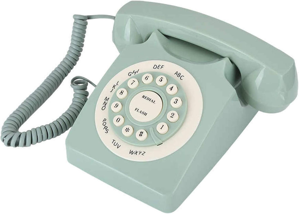 Vintage European Old Fashioned Telephone Wired Landline for Home Office N654