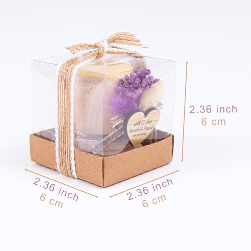 HTF Personalized Wood Tealight Candle Holder Dark Brown N7376