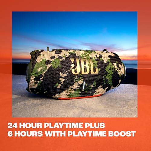 JBL Xtreme 4 Portable Bluetooth Speaker, IP67 Waterproof, 24H Playtime (Blue) M226954