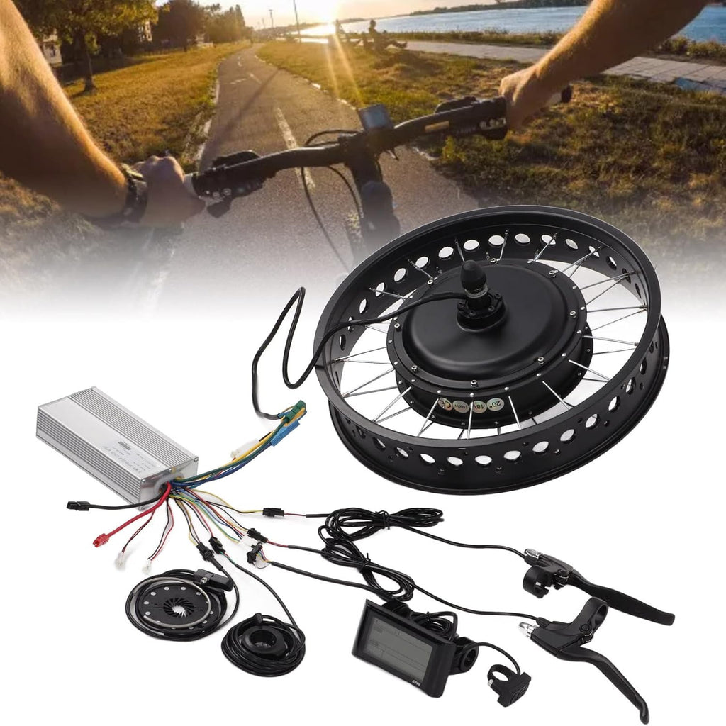 48V 1500W Electric Bike Conversion Kit, 20 Inch Rear Wheel S718452