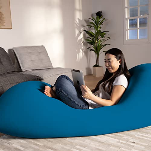 Yogibo Max 6-Foot Beanbag Chair with Washable Cover, Turquoise J68575