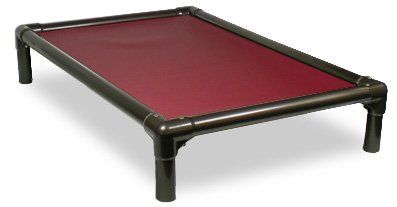 Kuranda Chewproof Dog Bed - Walnut PVC - 50" x 36" - Heavy Duty Vinyl - Royal