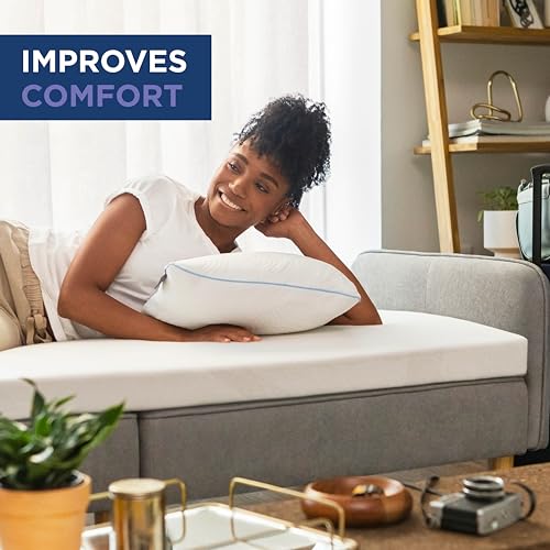 Tempur-Pedic TEMPUR-Adapt + Cooling 3-Inch King Mattress Topper, Medium, White Q602
