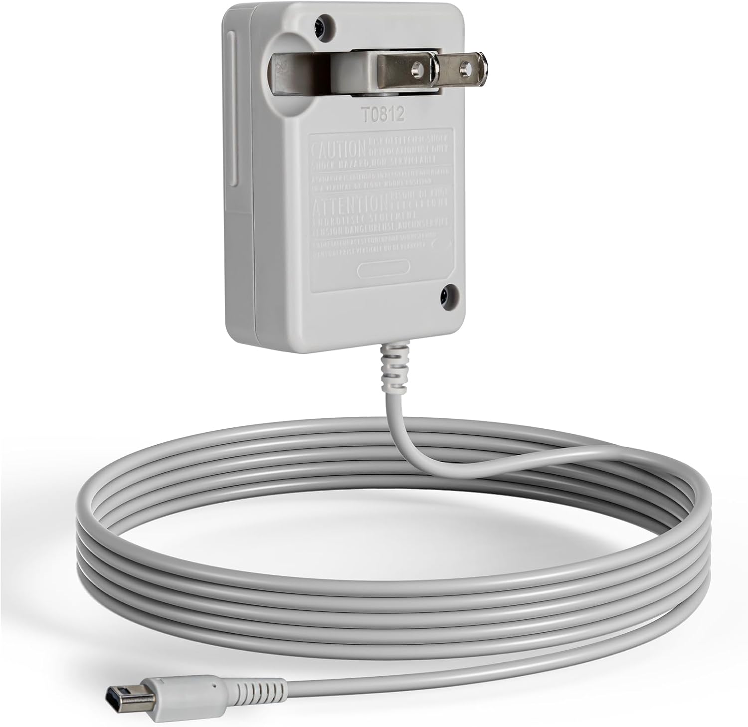 3DS AC Charger, Wall Plug Power Adapter Compatible with Nintendo 3DS/ DSi/DSi XL/ 2DS/ 2DS XL/New 3DS XL 100-240V
