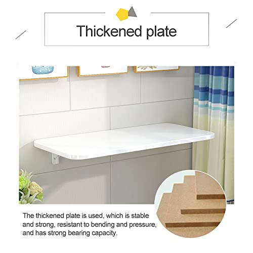 Wall Mounted Folding Table with Bracket for Kitchen Laundry Room M237056