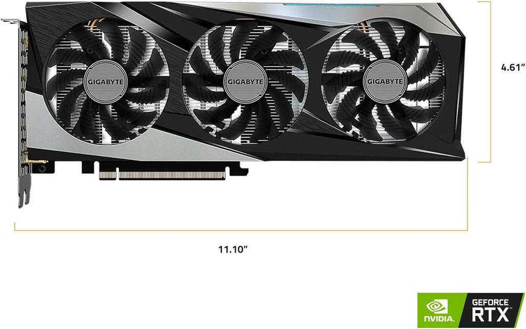 GIGABYTE GeForce RTX 3050 Gaming OC 8G Graphics Card, 8GB GDDR6 W28742