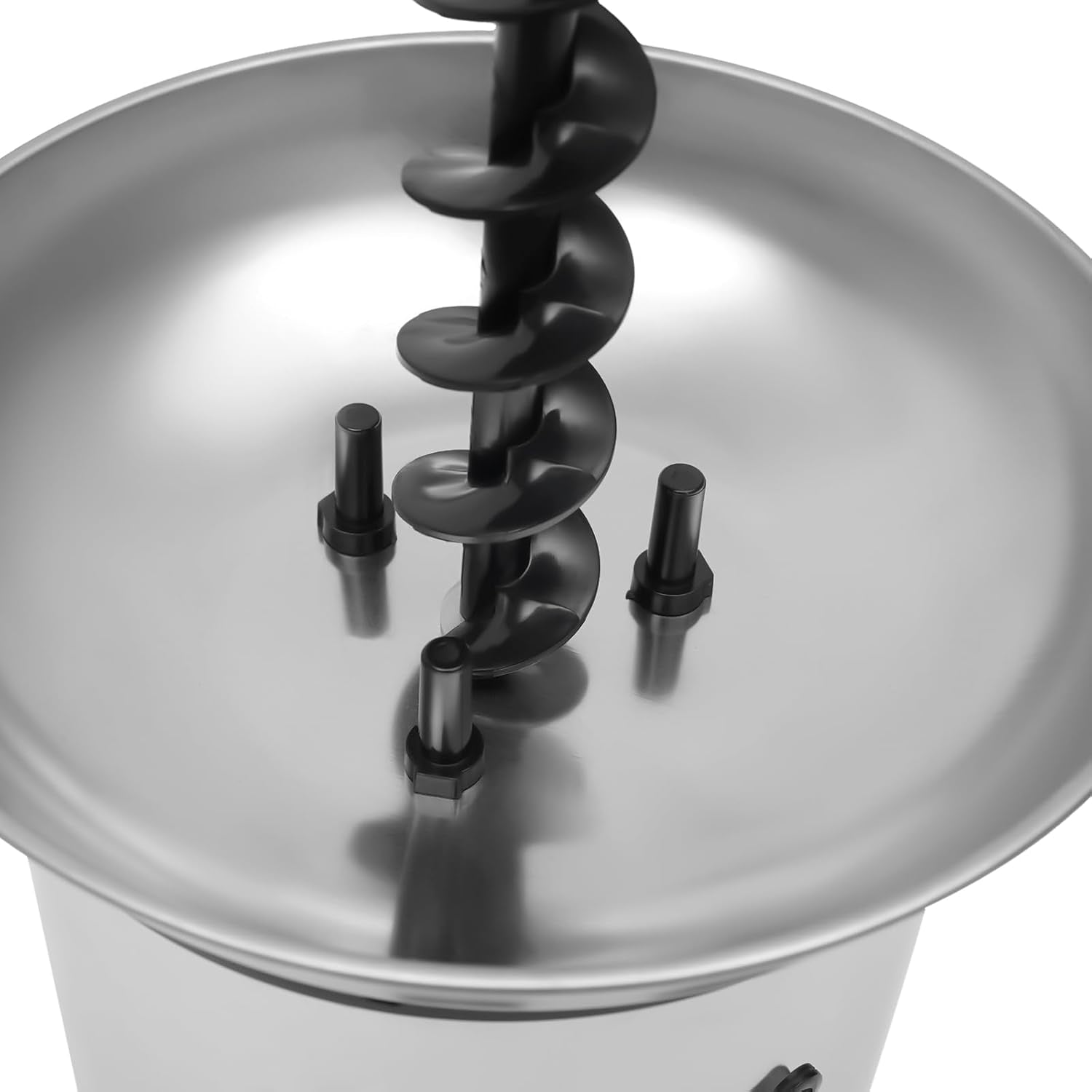 4-Tier Chocolate Fountain Machine Stainless Steel Fondue for Parties 110V S136