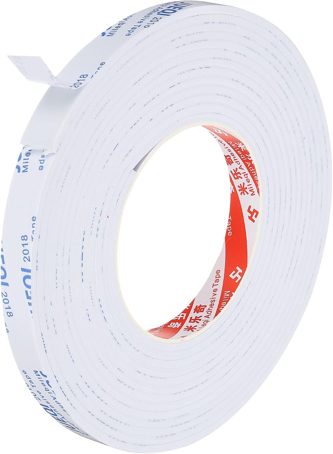 PATIKIL 5m Sealing Foam Tape, 15mm Wide 3mm Thick, White J588747