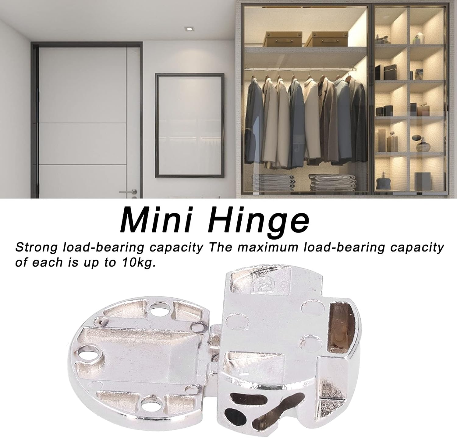 90Degree Zinc Alloy Flap Hinge for Wardrobe Folding Support E411068