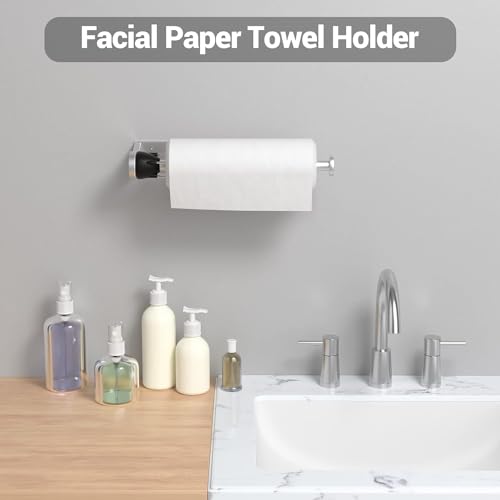 Paper Towel Holder Under Cabinet with Damping Effect, Wall Mount I679