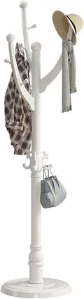 Free Standing Coat Rack Household Floor Coat Rack Coat Tree with 9 Hooks Fashionable Modern Coats and Hats Standing Coat Rack Handbag Clothes Accessories Standing Coat Rack(Color:A) (B)