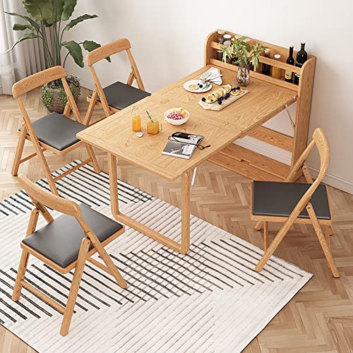Fold Out Wall Table with Large Storage Space F3726