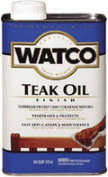 RUST-OLEUM Finish Teak Oil Quart A67141