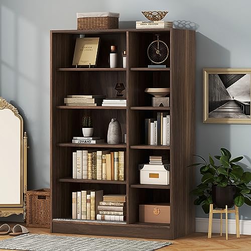 3 Door Wardrobe Armoire with Sliding Doors and Storage Shelves, Walnut X563