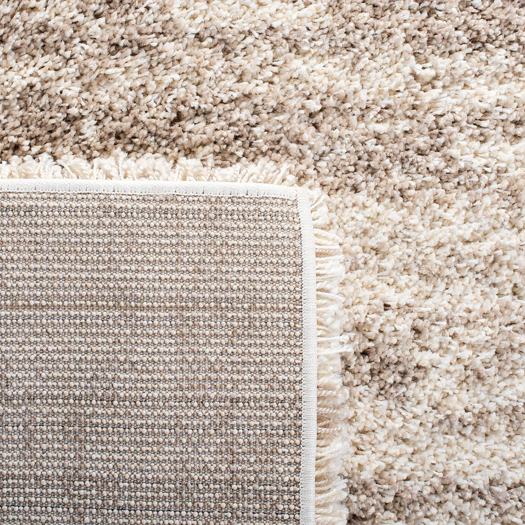 SAFAVIEH Hudson Shag Collection Area Rug 5'3" x 7'6", Ivory & Beige W921