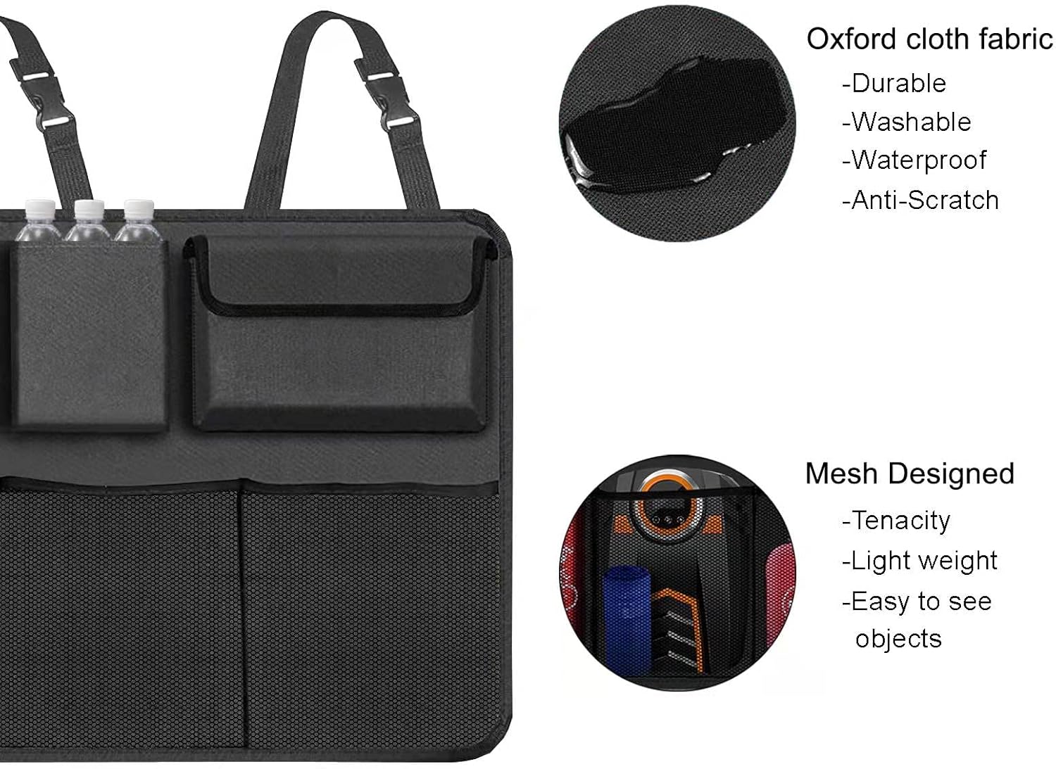 Car Trunk Organizer with 8 Large Storage Bags for SUV, Truck, Van S187533