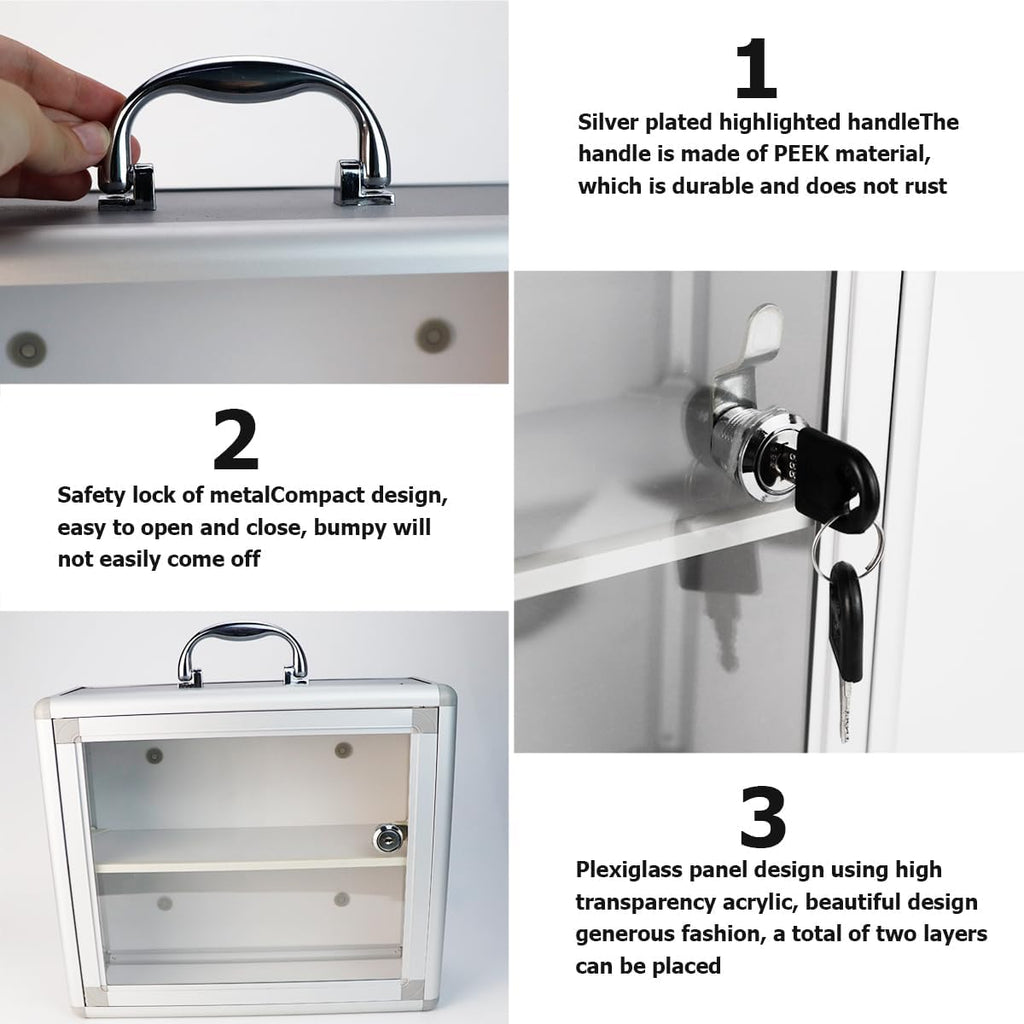 Lockable Storage Containers for Home, Hotel, and Office Use O306