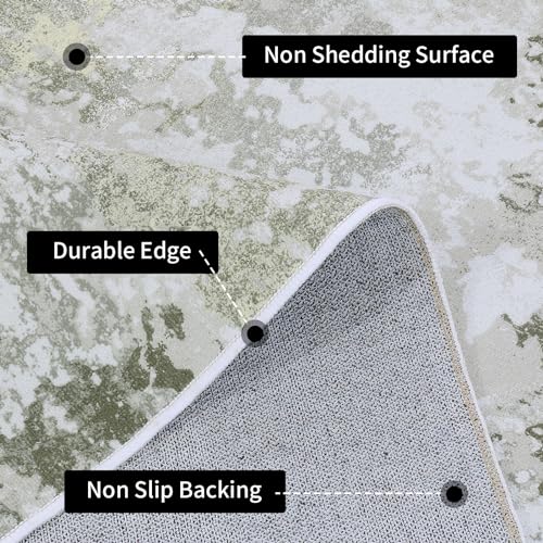 HOMBYS 10x14 ft Modern Area Rug for Living Room Bedroom, Non-Slip, Machine Washable M367411