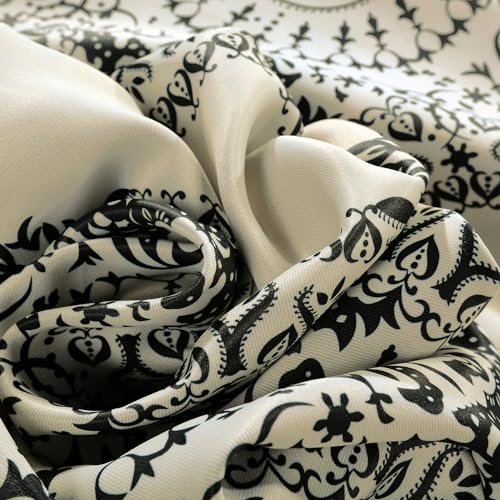 HPD Half Price Drapes Printed Room Darkening Curtains 50 x 84, Henna Clover G5068