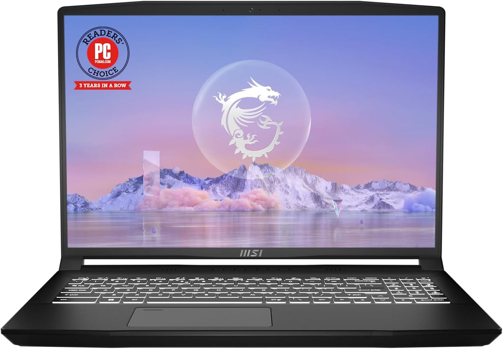 MSI Creator M16 Laptop: Intel Core i9-13900H, GeForce RTX 4060, 16" QHD+, 64GB DDR5, 4TB NVMe SSD, LayFlat, Type C, Cooler Boost 5, Win 11 Pro: Black B13VF-1241US