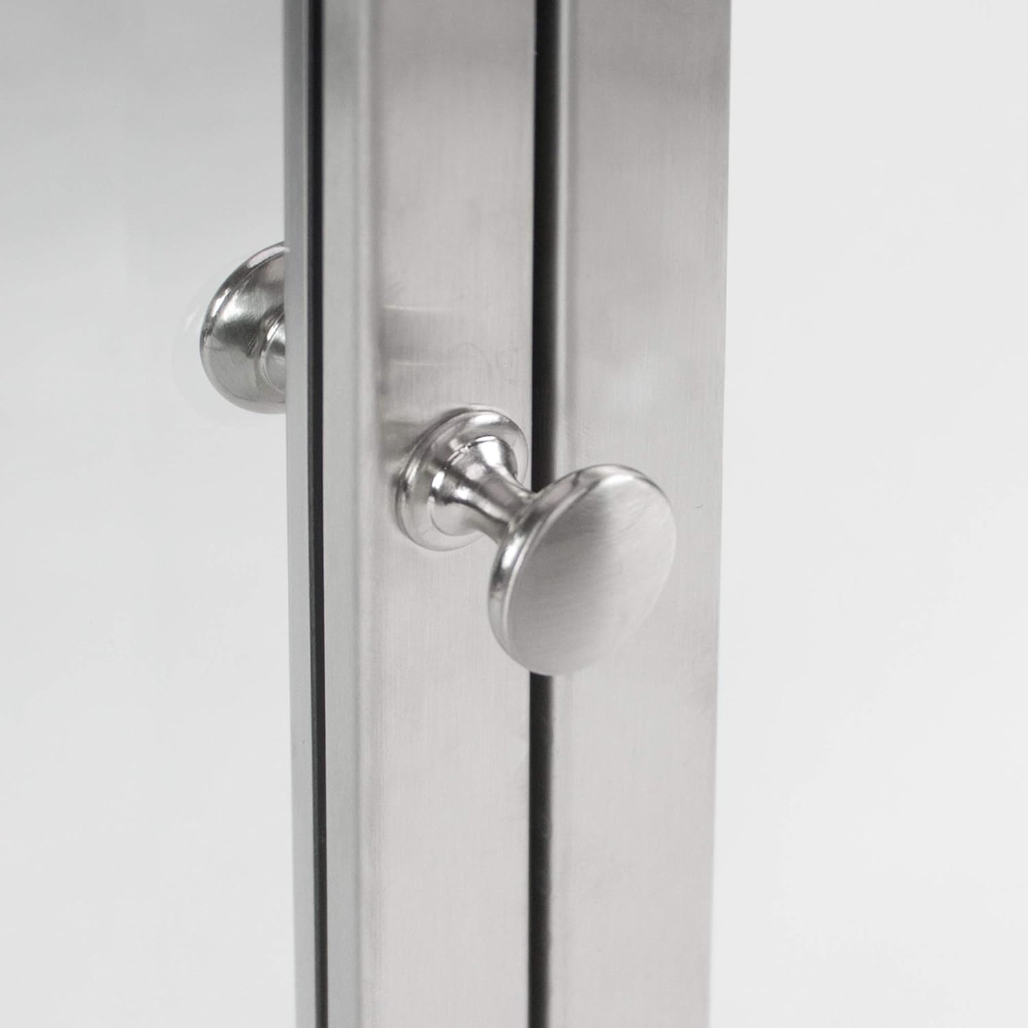 Head West Recessed Medicine Cabinet Mirror with Beveled Edge, Brushed Nickel, 16"x26" U217