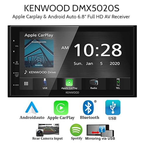 Kenwood DDX26BT Double DIN Bluetooth Car Stereo Receiver with 6.2" Touchscreen L417774