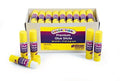 Colorations® Large Premium White Washable Glue Sticks in a Tray, Set of 12, 0.88 oz each, Glues Dries Clear & is Acid Free, Non Toxic & Washable Glue, Use at School, Home, Office & Craft Projects