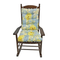 SEAHOME Indoor/Outdoor Rocking Chair Cushion Set,Tufted Comfortable Cushions for Rocking Chairs with Ties,Patio High Back Chair Cushion Pad Sets for Garden Patio Home Furniture (K)