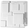 Art3d Decorative 3D Wall Panel, 32 Sq.FT PVC Interior Wall Decor for Living Room, Bedroom, Lobby, Office, Shopping Mall, White