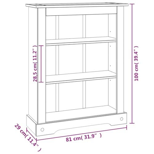 Narrow 5-Tier Bookshelf for Bedroom, Study, Living Room D228