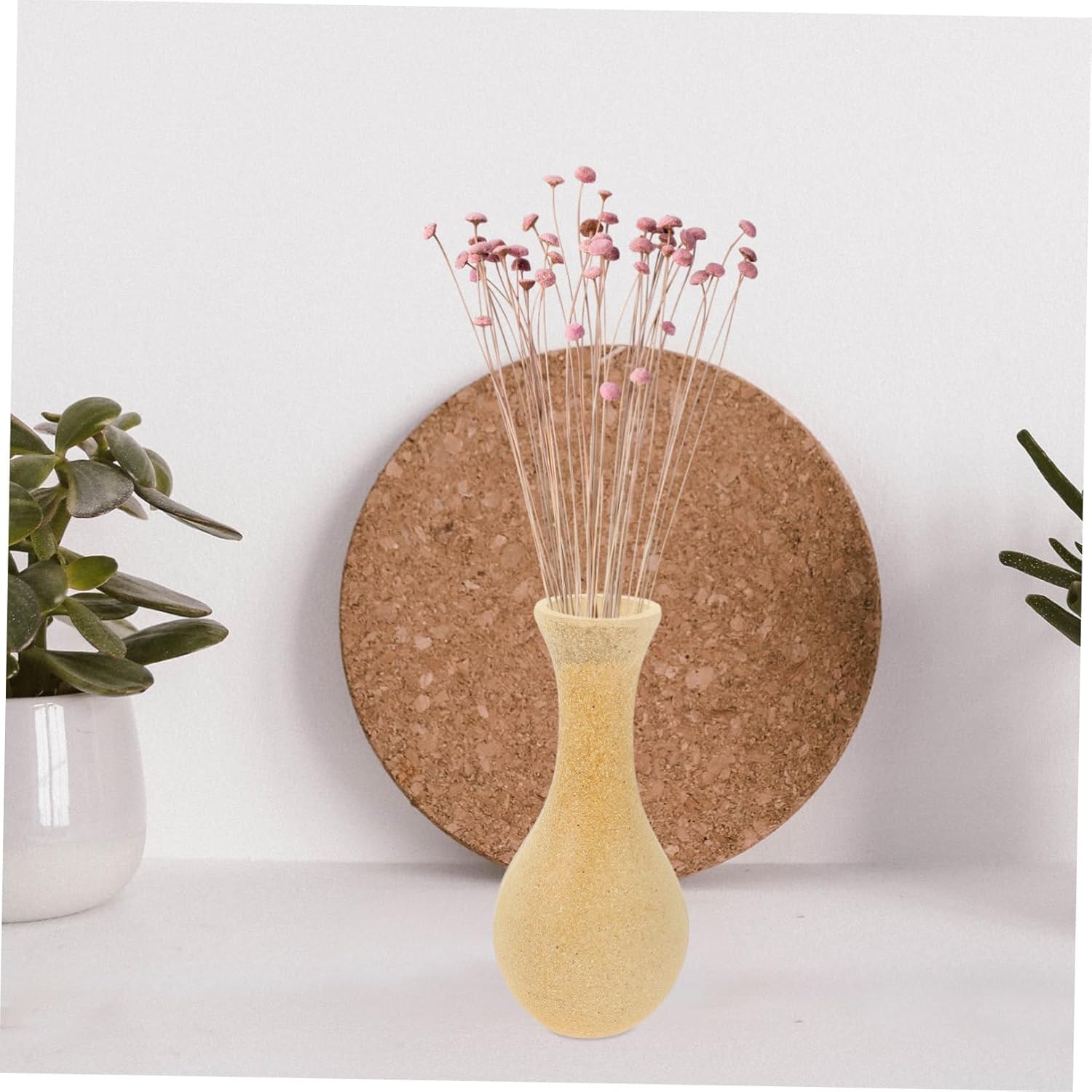 Artibetter Retro Distressed Wooden Vase for Desk Decor S3673