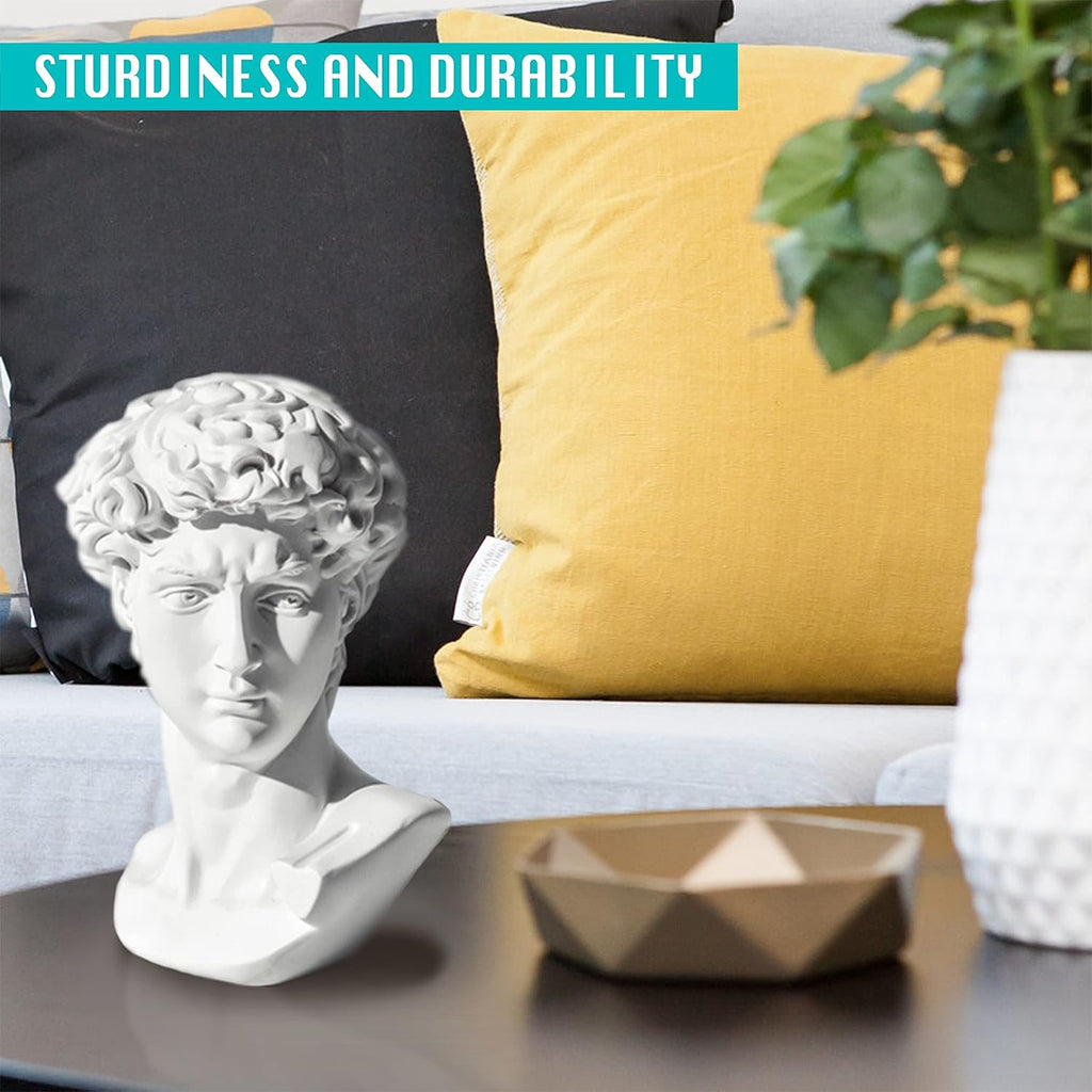 David Head Bust Statue Sculpture Michelangelo Replica E564661