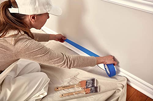 Canvas Drop Cloth for Painting 20 x 20 Feet, Pure Cotton, Double Stitched Edges I122920