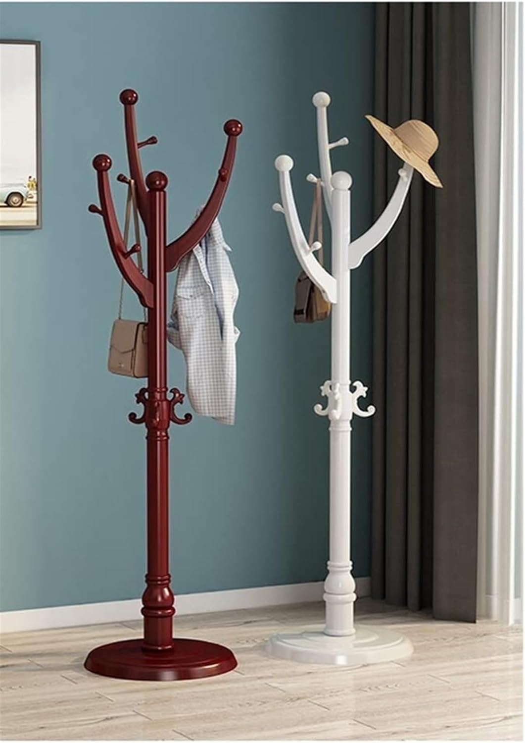 Free Standing Coat Rack with 9 Hooks P27154