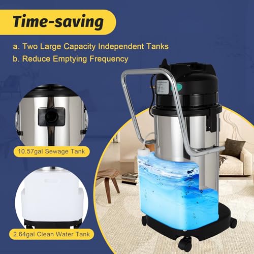 Portable Carpet Cleaning Machine for Pet Upholstery, 40L N1623