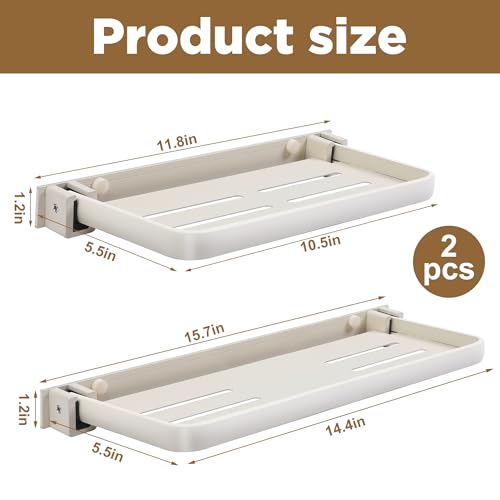 RV Aluminum Foldable Shelf Wall-Mounted 16 inch U524681