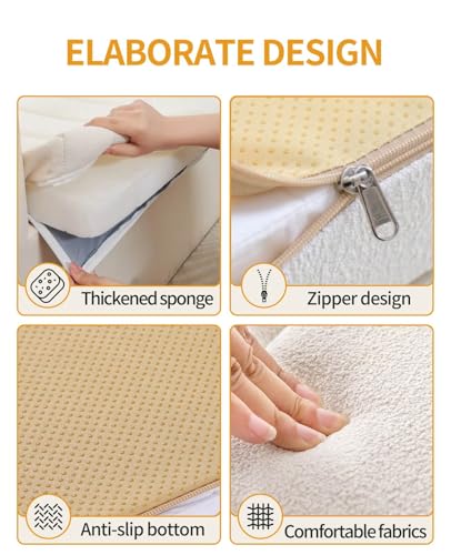 Bay Window Seat Cushions Indoor Waterproof Anti-Cat Scratch Thickened Foam N739