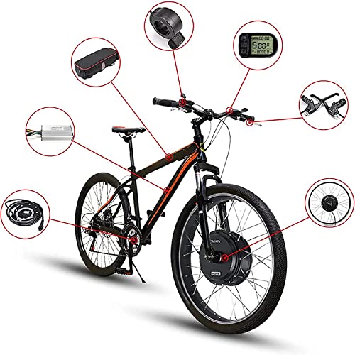 E-Bike Conversion Kit Front Wheel Hub Motor 48V 1500W 26 inch T51988