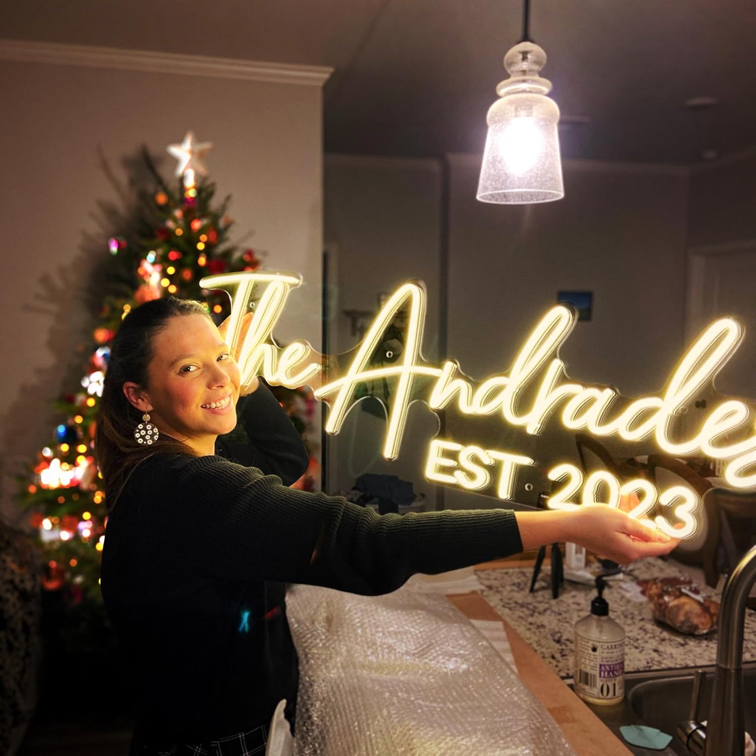Custom Neon Signs Personalized,Large Led Neon Lights Signs for Name Wedding Studio Logo Wall Decor,Neon Sign Customizable