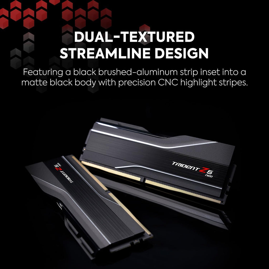 G.SKILL Trident Z5 Neo DDR5 RAM 32GB (2x16GB) 6000MT/s CL36 Matte Black G9184