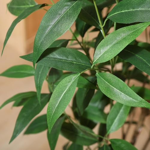 Artificial Eucalyptus Tree 4Ft Fake Plant in Pot for Indoor Outdoor Decor J861