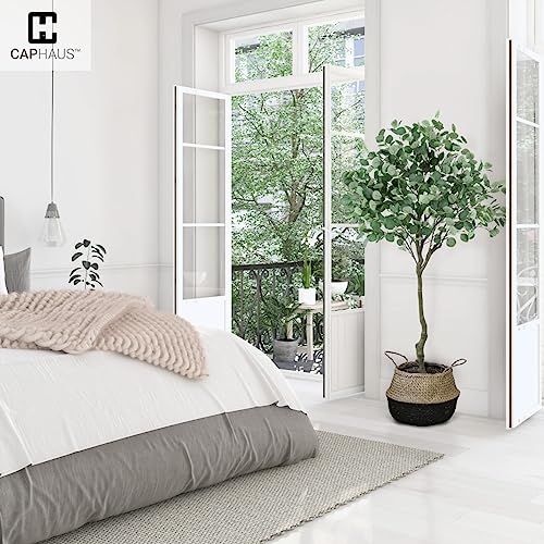 Fencer Wire Artificial Olive Tree Faux Potted Plant Indoor Home Office Decoration 5/6/7 Feet K8138