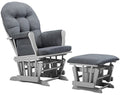 Angel Line 61321-49 Windsor Glider and Ottoman, Espresso with Chocolate