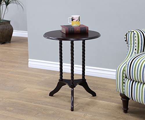 Frenchi Home Furnishing Round Pedestal End Table R53418