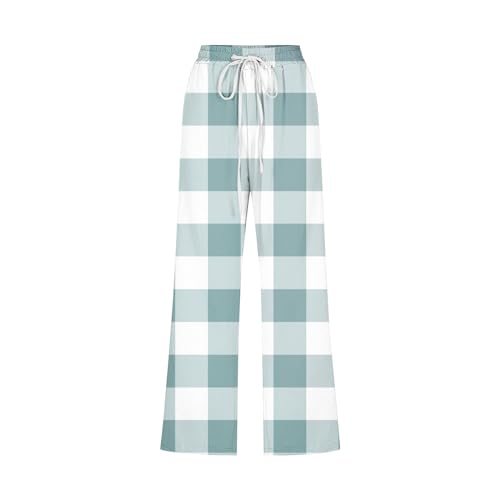 Cotton Linen Capri Pants for Women Loose Fit Drawstring E75271