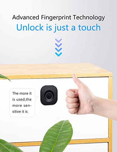 SUMNEW Fingerprint Cabinet Lock, Keyless Drawer Wardrobe Lock I47510