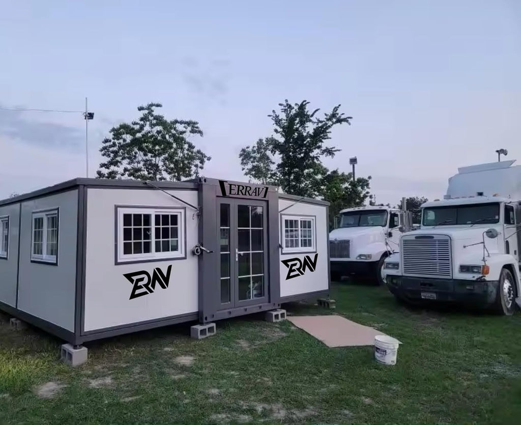 Modular Guest House 19 x 20 FT Foldable Portable Tiny Home P398