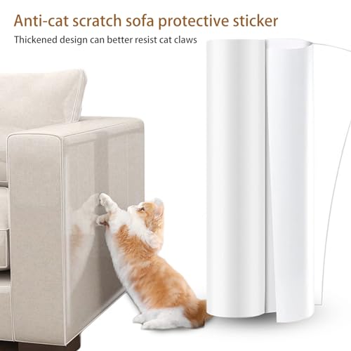 Cat Scratch Furniture Protector, Transparent Sticky Couch Guard C715