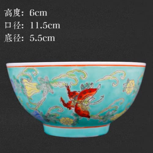 Chinese Ancient Palace Style Porcelain Rice Bowl 11.5cm W28317